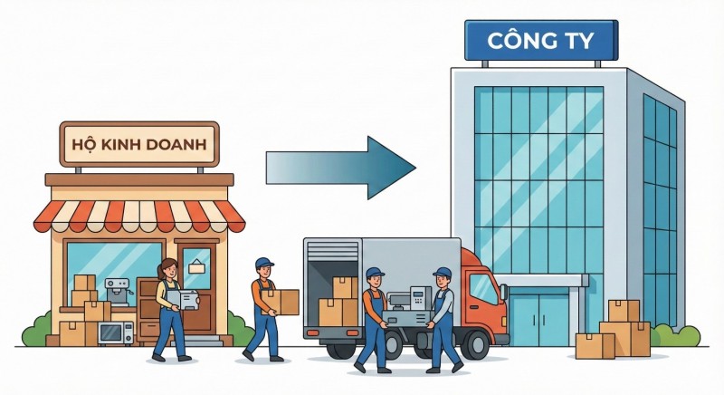 7 Lợi ích khi hộ kinh doanh chuyển lên doanh nghiệp