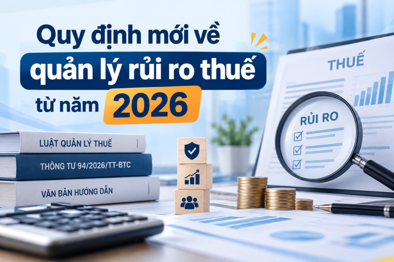 Quy định mới về quản lý rủi ro thuế từ năm 2026