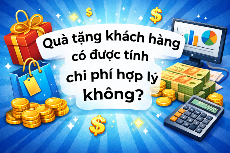 Quà tặng khách hàng có được tính chi phí hợp lý không?