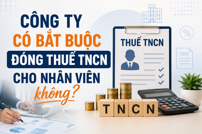 Công ty có bắt buộc đóng thuế TNCN cho nhân viên không? Quy định mới 2026